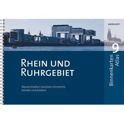 BINNENKARTEN ATLAS 9  Rhein und Ruhrgebiet