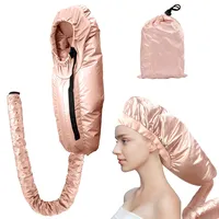 Wisebom Trockenhauben für Haare Bonnet Attachment für Haartrockner Einstellbar für Handhaartrockner-Kappe Motorhauben-haartrockneraufsatz für Styling, Locken und Tiefenpflege (Rosa)