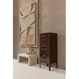 Woood Merge 44 x 120 x 45 cm Braun/Rot