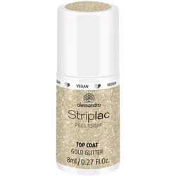 alessandro International Nagellack Top Coat Gold Glitter 8 ml
