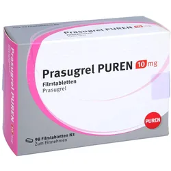 Prasugrel Puren 10 mg Filmtabletten 98 St