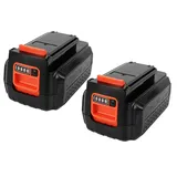 2Pcs PowerSmart 2Ah 40V Akku fš1r BLACK & DECKER CLMA4825L2-QW,CLMA4820L2,LBXR36,LBXR36