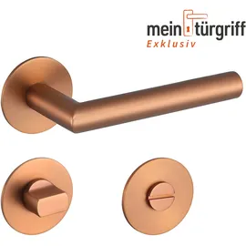 Meintürgriff Drückergarnitur Toulouse Flachrosette Roségold