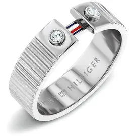 Tommy Hilfiger Damenring STRIPES 2781051C - silber - 54