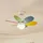 LINDBY Litur 77 cm Deckenventilator Weiß