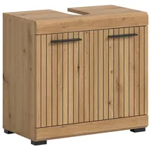 xonox.home Waschbeckenunterschrank Scout 60 x 56 x 34 cm Eiche Artisan