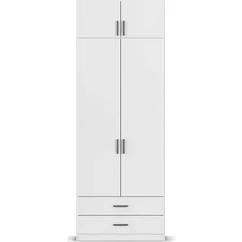 Rauch Wäscheschrank GAMMA 91 x 248 x 54 cm Alpinweiß