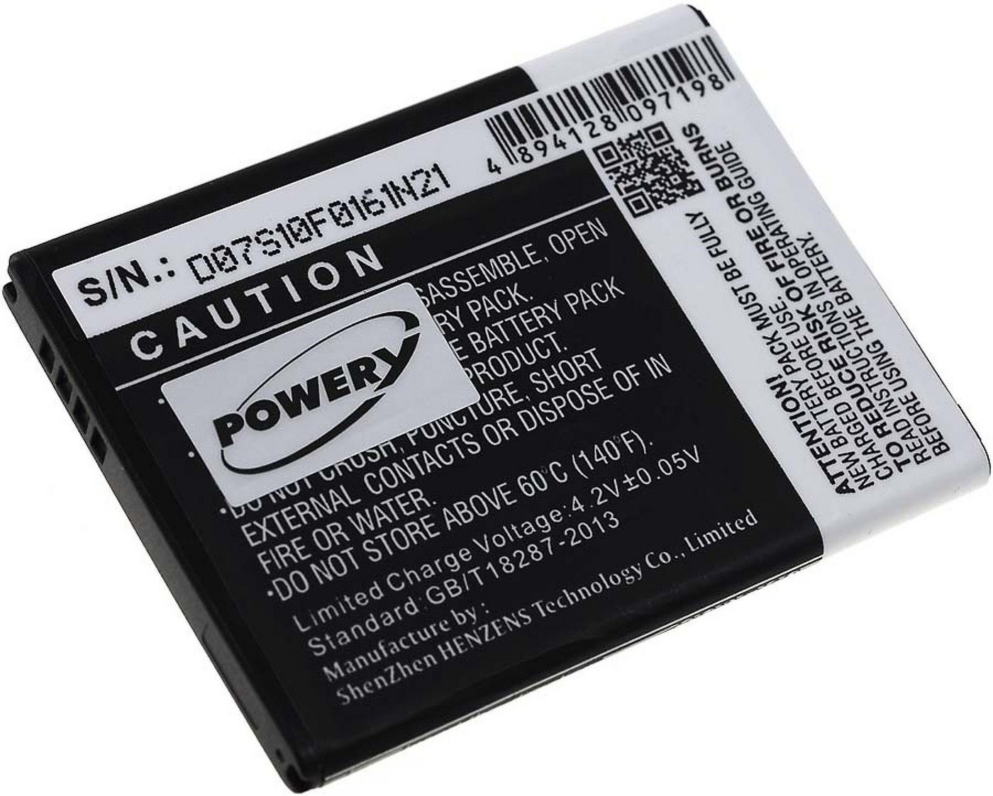 Powery Akku für Samsung Typ EB-BG130ABE Smartphone-Akku 1300 mAh (3.7 V) schwarz