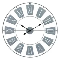 Atmosphera Créateur d'intérieur Wanduhr in grau | Gr.: onesize