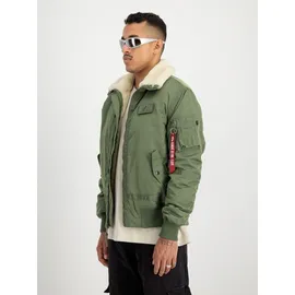 Alpha Industries B-15 III TT Two Tone grün 2XL