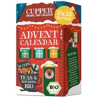 🎁 Cupper Bio Tee Adventskalender 2025 Geschenk Weihnachtskalender 24 Teebeuteln