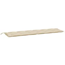 vidaXL Bankauflage 200 x 50 x 7 cm beige 1 St.