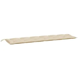 vidaXL Bankauflage 200 x 50 x 7 cm beige 1 St.