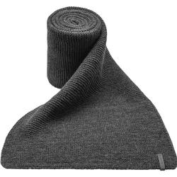 Strickschal CHILLOUTS "George Scarf", Damen, grau (dunkelgrau melange), Strick, Kunstfaser, klassisch,modisch,sportlich, Modetücher, Herren-Schal, wärmend, meliert