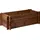 Dobar Hochbeet 117 x 58,5 x 38,5 cm Dunkelbraun