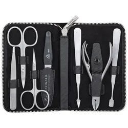 ERBE Carbon Serie Maniküre Set , 7-tlg. Etui 