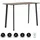 Dehner Bartisch Montpellier 160 x 66,5 x 104 cm dunkelgrau/braun