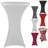 heimtexland Stehtischhusse Event Deko Stretch Husse Stehtisch Bistrotisch Party Dekoration Hochzeit Tischdeko Ökotex Typ843 Weiß 80 cm