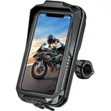 (farbe: Für 22-32 Mm Lenker) Wasserdichte Motorrad-/fahrrad-handyhalterung, Universelle, Um 360 Grad Drehbare, Vibrationsdämpfende Smartphone-halterung Für Motorräder (4,0-7,0 Zoll)