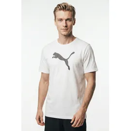 Puma teamRISE Logo Jersey Cotton weiß M