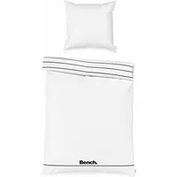 Herding Bench Bettwäsche, - Weiß/Gestreift - 80-x-80-cm-135-x-200-cm