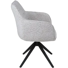 CASANOVA Polsterstuhl OLMO Webstoff Cremeweiß/Schwarz
