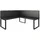 Vicco Sitzbank, Esszimmer-eckbank Ravon, Schwarz, 150 x 150 cm