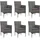 vidaXL Garten-Essgruppe 7-tlg. grau 3070752