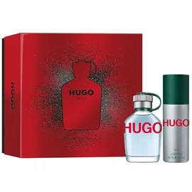 HUGO BOSS Hugo Man Eau de Toilette 75 ml + Deo Spray 150 ml Geschenkset 3