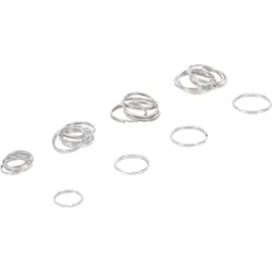 BGS DIY 88127 Sortiment Schlüsselringe 4 Größen 20 teilig