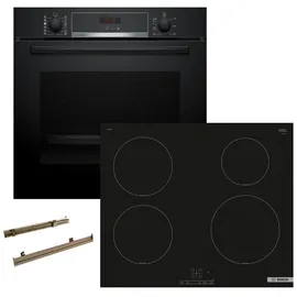 Bosch PYROLYSE TELESKOPAUSZUG + Induktionskochfeld autark 60 cm