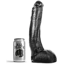 Realistischer dildo 29 zentimeter lang all black