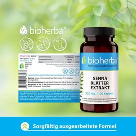 bioherba reichenbach gmbh ood Senna Blätter Extrakt Kapseln 100 St.