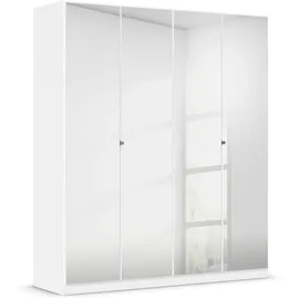 Rauch Reflect, mit Spiegelfront, inkl. praktischer Inneneinteilung und Stoffboxen-Set weiß
