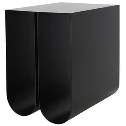 Kristina Dam Studio - Curved Beistelltisch, schwarz