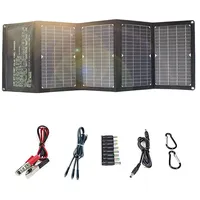 Faltbares Solarpanel 28W, Tragbares Solarladegerät, Solar QC3.0 Schnellladung, mit USB Typ-C DC 3 Schnellladeausgang für Reiten, Powerbank,Camping, Handys