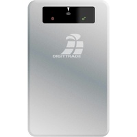 DIGITTRADE RS256 externe Festplatte 500GB SSD verschlüsselt mit Hardware Verschlüsselung, RFID Token, robustes Aluminium Gehäuse