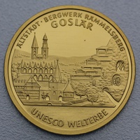Münzprägestätten Deutschland 1/2 Unze Goldmünze - 100 Euro Goslar 2008