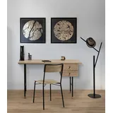 WoodMan Schreibtisch Jugend Eiche / Braun