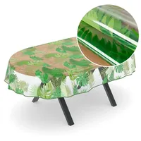ANRO Tischdecke transparent Folie durchsichtige Wachstuchtischdecke Tischschutz Schutzfolie Tischfolie