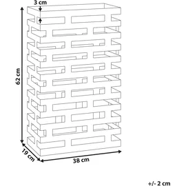 Beliani Kamsar Schirmständer 0 x 0 x 0 cm Schwarz