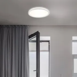 Briloner LED Deckenlampe 1 flach weiß Ø29,5 x 3 cm
