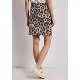 STREET ONE Miniröcke Beige/Animalprint 40