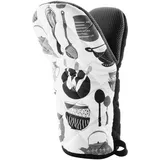 bricoline Ofenhandschuh Aus Baumwolle, Silikon-details, 24,5 x 14,5 cm),