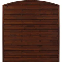Andrewex Sichtschutzelement 180 x 180/195 cm Braun/Holz