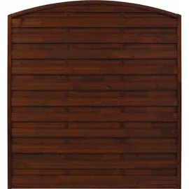 Andrewex Sichtschutzelement 180 x 180/195 cm Braun/Holz