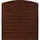 Andrewex Sichtschutzelement 180 x 180/195 cm Braun/Holz