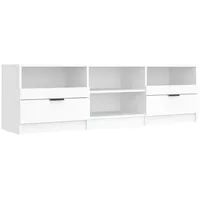 Furnicato TV-Schrank Weiß 150x33,5x45 cm Holzwerkstoff