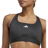 adidas Damen PowerReact Training Bra, Black, M