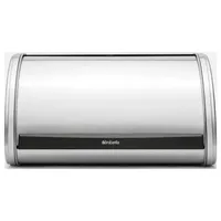 Brabantia Klappbrotkasten Front rund, Stahl matt, med.
